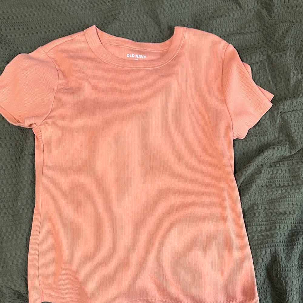 Old Navy Kids Coral Short Sleeve Tee